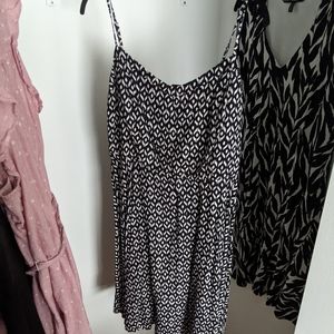 Old Navy | Black & White A-line Dress